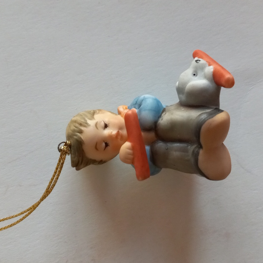 Berta Hummel "Sharing Christmas Sweets" Holiday Ornament.